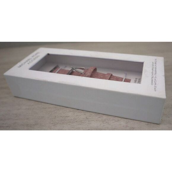 Michael Kors MKS8000 Blush Pink Micro Logo PVC 38/40mm Band for Apple Watch - Picture 6 of 7